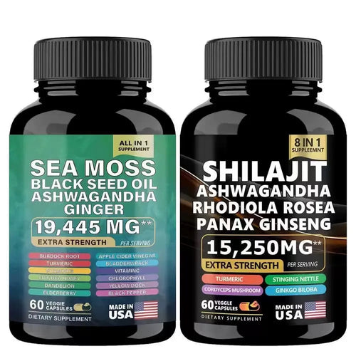 Nutriflects Premium Sea Moss & Shilajit Bundle